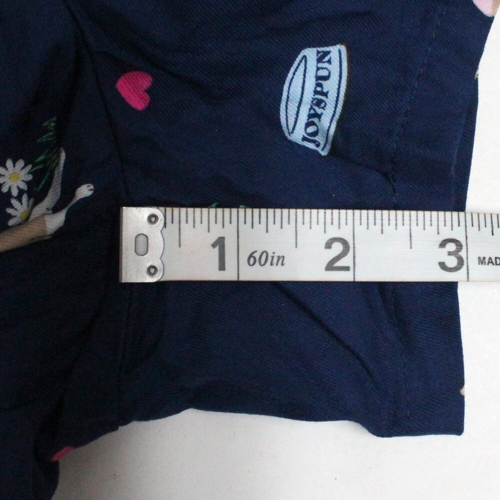 NWT XL 16-18 Women's Joyspun Woven Nautical Navy Sleep Short With Pockets - Picture 8 of 11